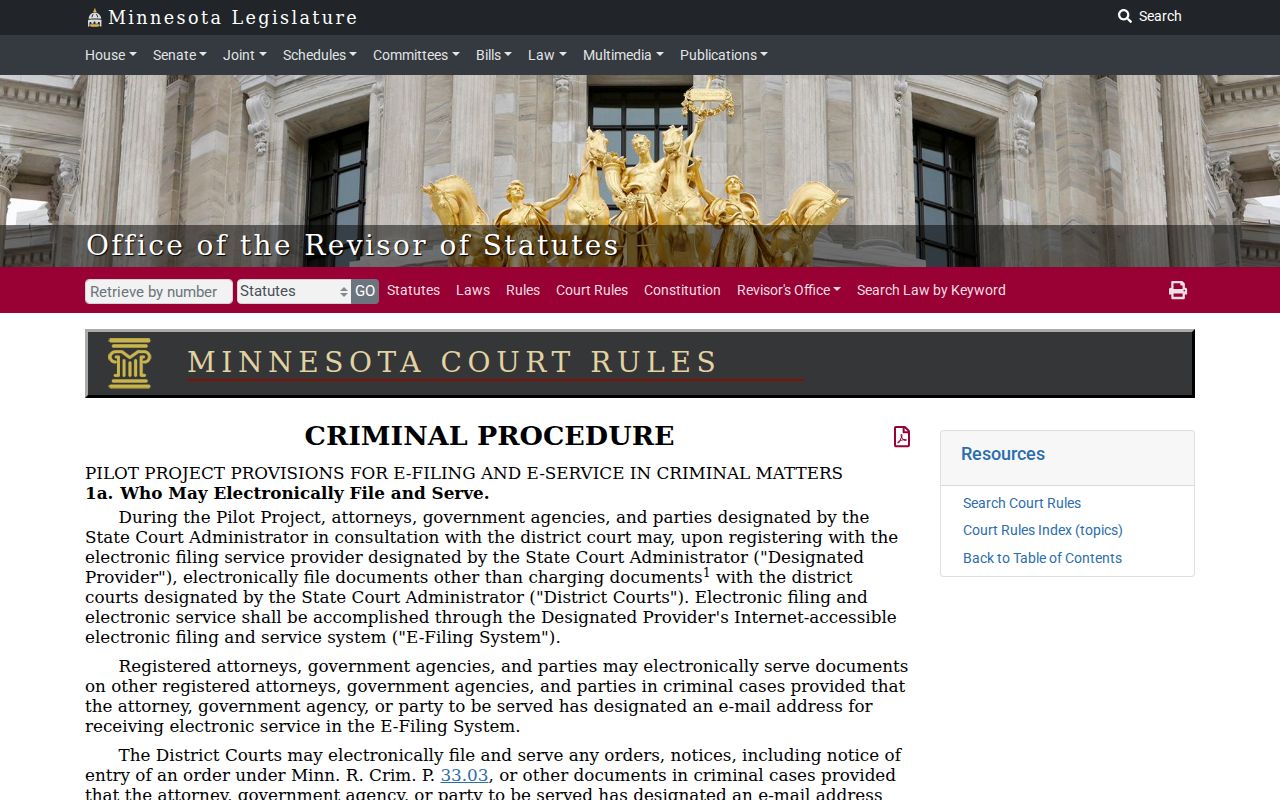 Minnesota court rule on sealing Hubbard County warrant and complaint material