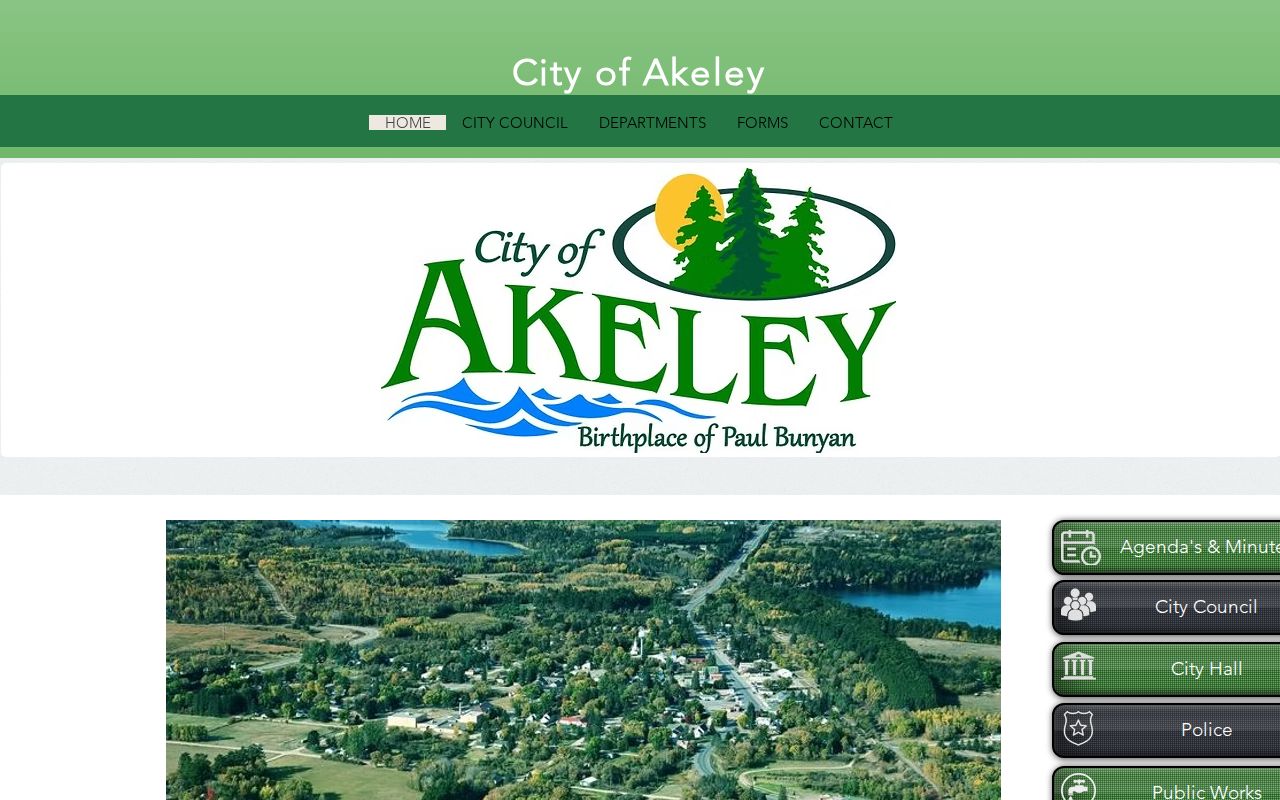 Akeley city hall hours and contact block for Hubbard County warrant questions